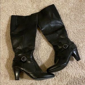 Black Zip Up Boots